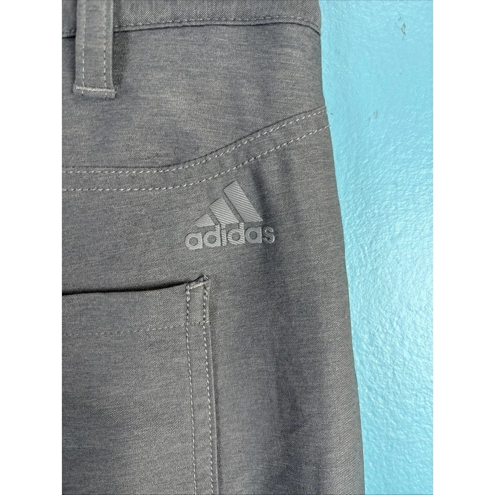 adidas Tapered Golf Pants Men 30x32 Fit 30 Gray Performance Stretch Preppy